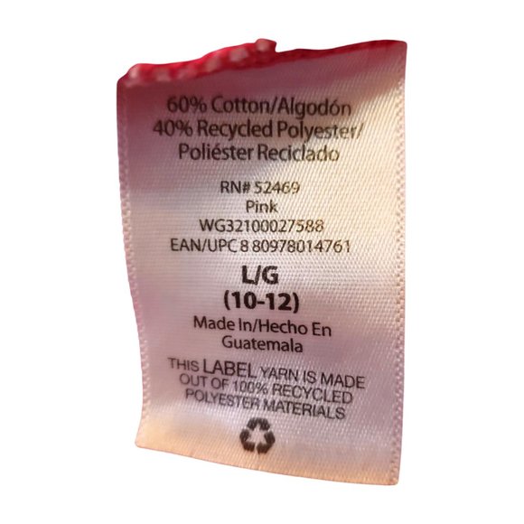 Wonder Nation Girls Pink Long Sleeve Tee – Size Large (10/12) - Picture 7 of 10